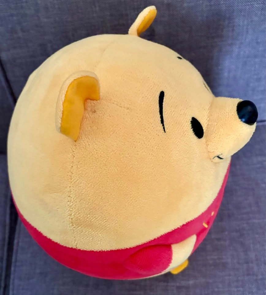 Round Pooh Plush- TY Beanie Ballz - photo 3