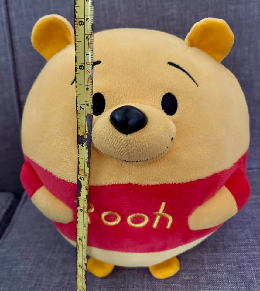 Round Pooh Plush- TY Beanie Ballz - photo 5