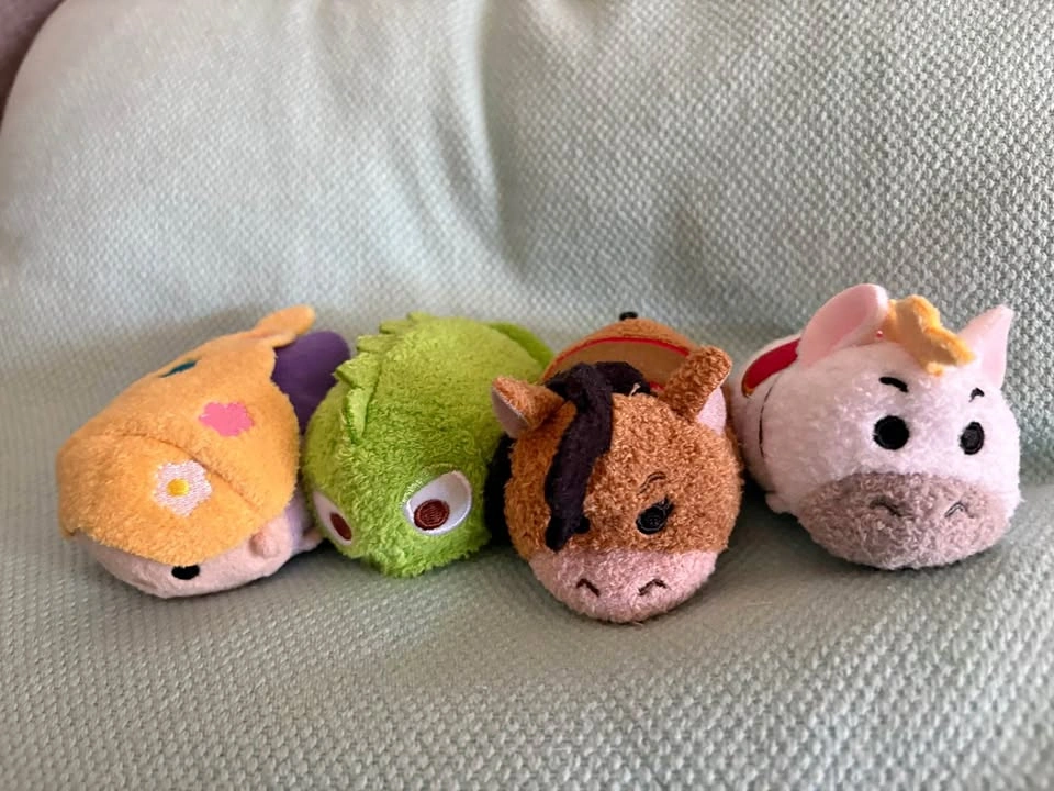 Disney Tsum Tsum Tangled Plush set of 4