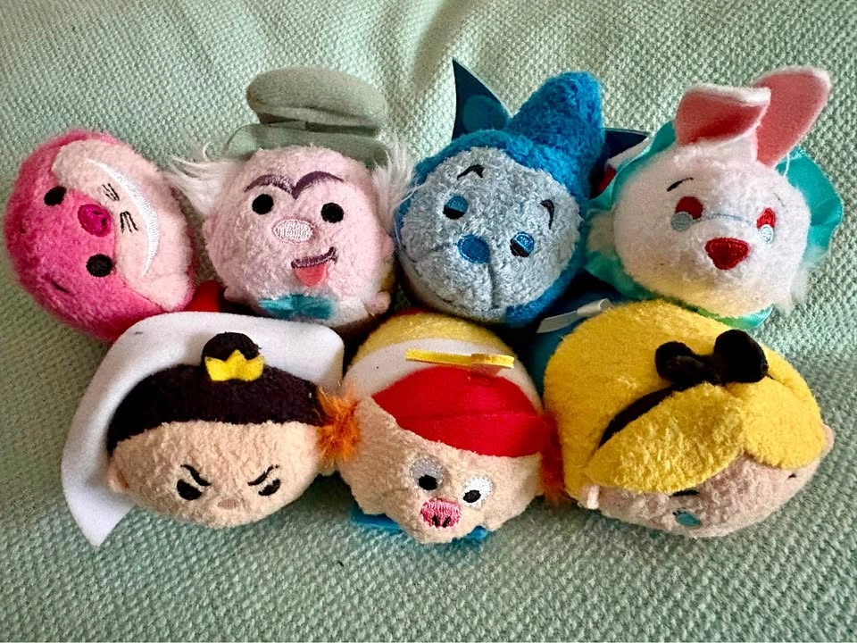 Disney Tsum Tsum Alice in Wonderland Plush Set of Seven