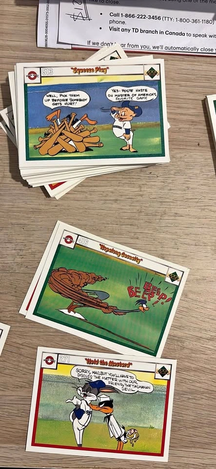 1990 Upper Deck Looney Tunes Comic Ball Cards