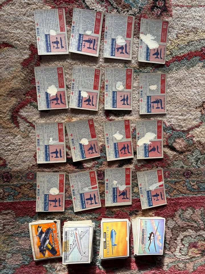 Topps 1952 airplane trading cards - photo 5