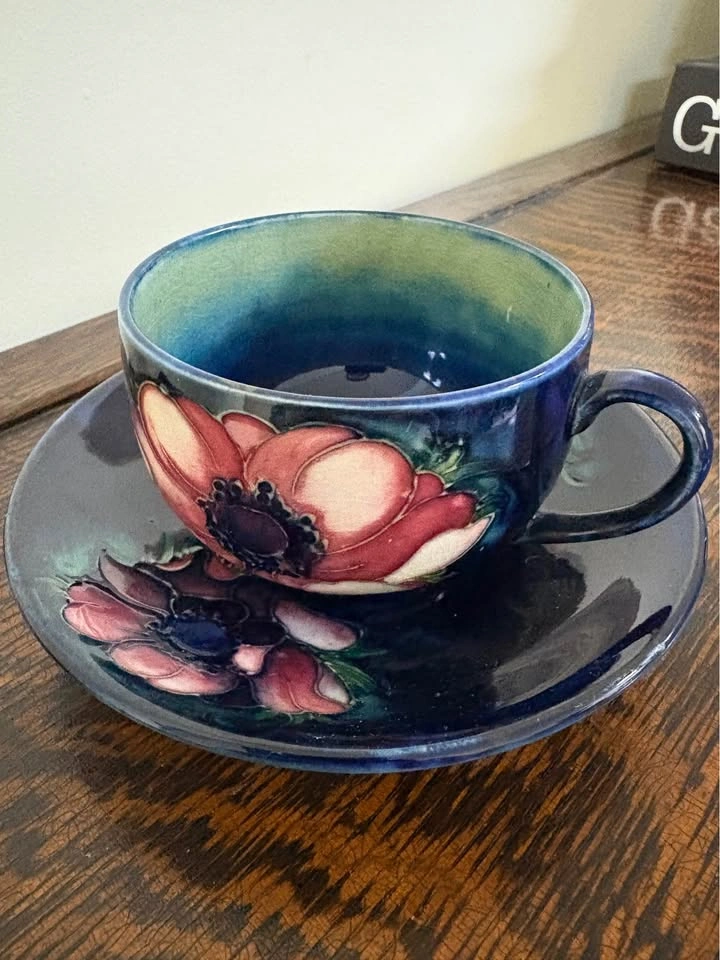 Moorcroft Cup and saucer