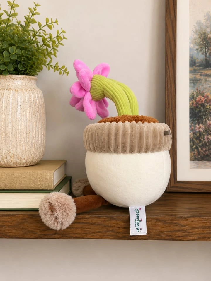 Russ Greenhouse Plush Flower Pot- Echinacea - photo 2