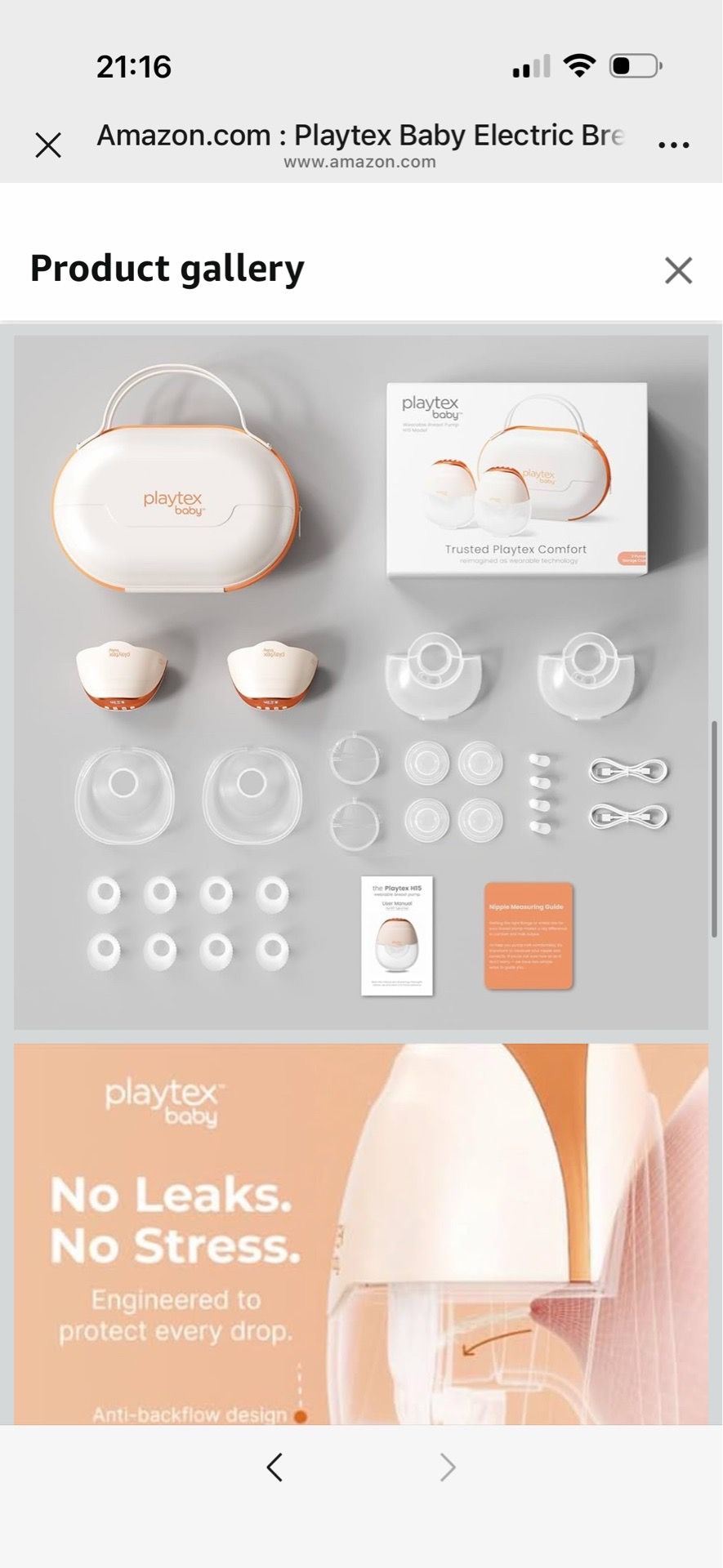 Playtex Baby Electric Breast Pump (H15 Wearable Model) - photo 3