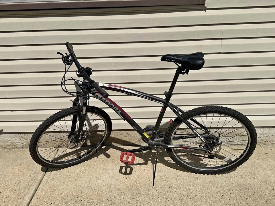 18” diadora aluminum adult mountain bike