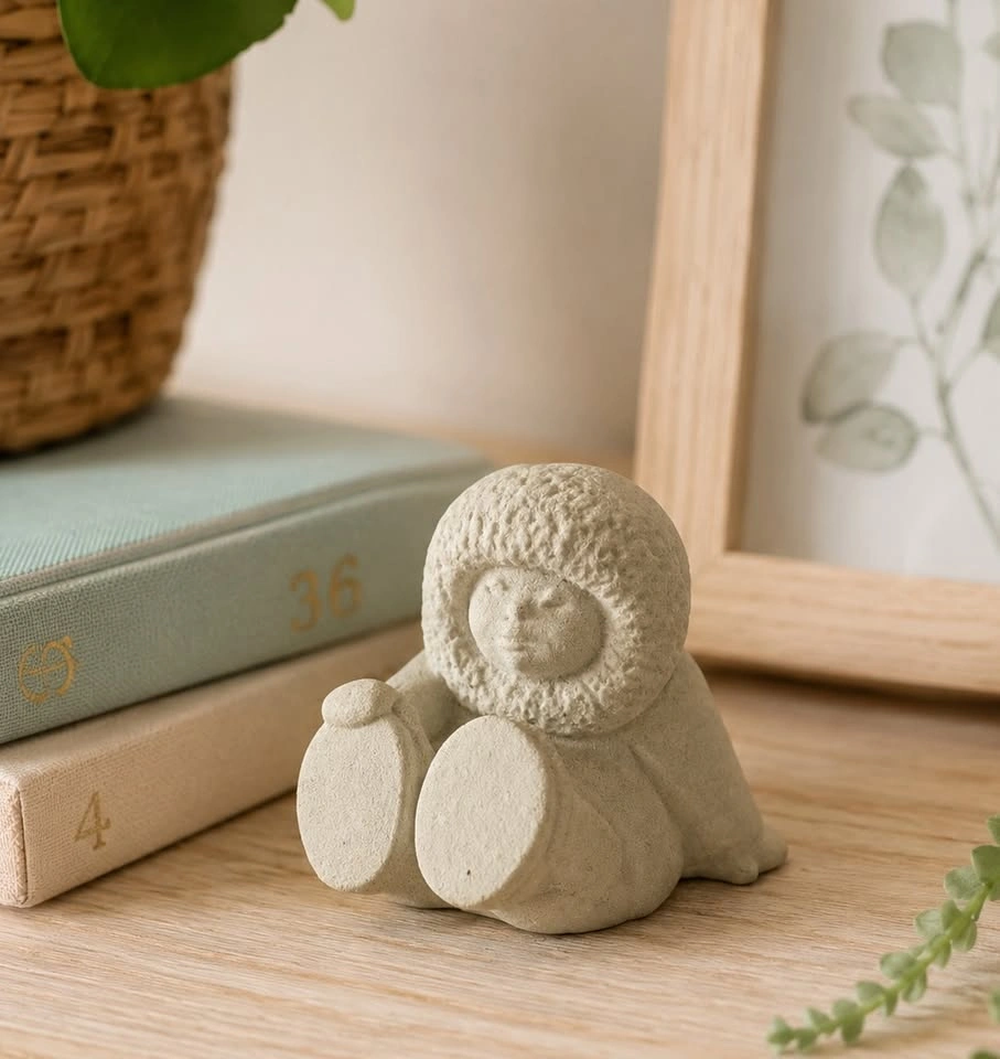 Vintage Marbell Inuit Child Figurine