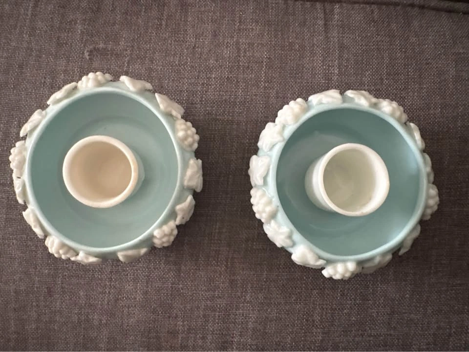 Vintage ARDALT Lenwile China Candle Holders - Pair - photo 2