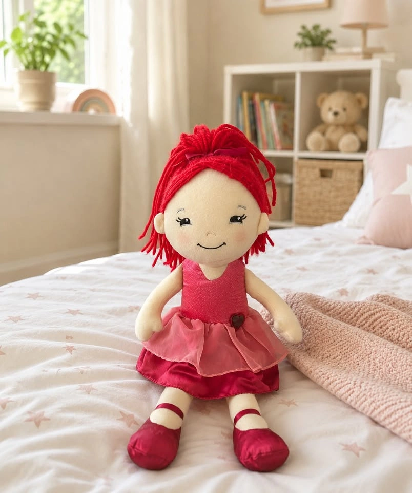 2015 Nat&Jules Red Ruby July Birthstone 12” Doll Plush