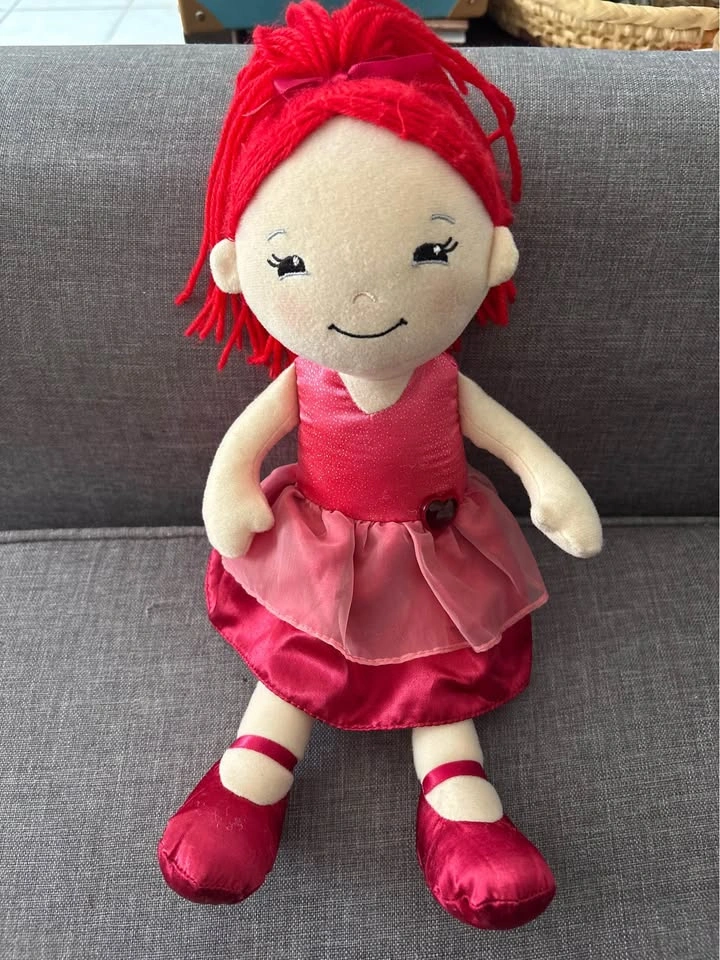 2015 Nat&Jules Red Ruby July Birthstone 12” Doll Plush - photo 2