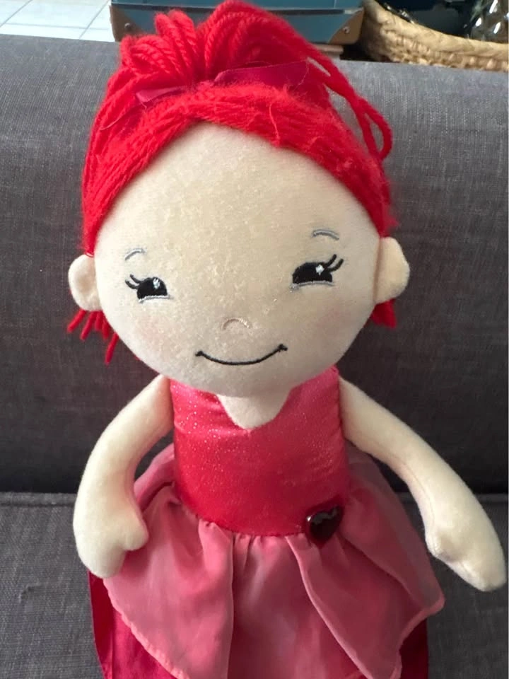 2015 Nat&Jules Red Ruby July Birthstone 12” Doll Plush - photo 3