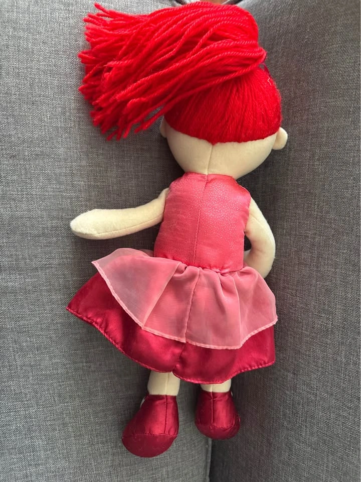 2015 Nat&Jules Red Ruby July Birthstone 12” Doll Plush - photo 5