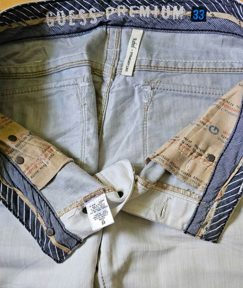 GUESS Premium "Rebel" Men’s Straight Leg Jeans W33 - photo 3