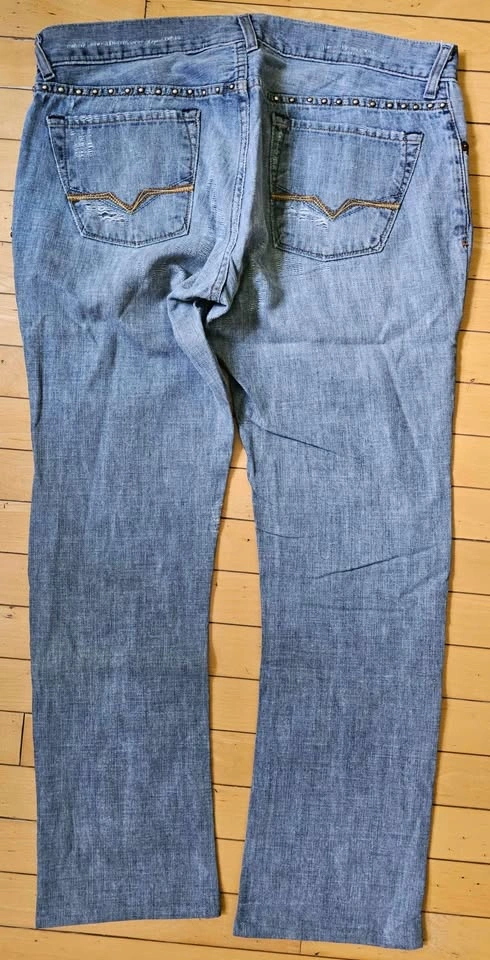 Vintage GUESS Premium "Falcon" Studded Bootcut Jeans W34 - photo 2
