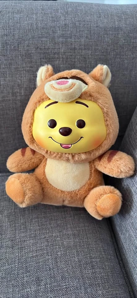 Miniso X Disney Winnie The Pooh "Naughty Team" Plush Keychain