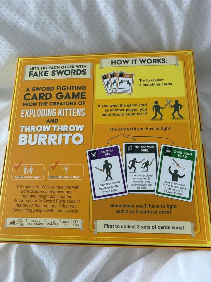 Let's Hit Each Other with Fake Swords by Exploding Kittens - photo 3