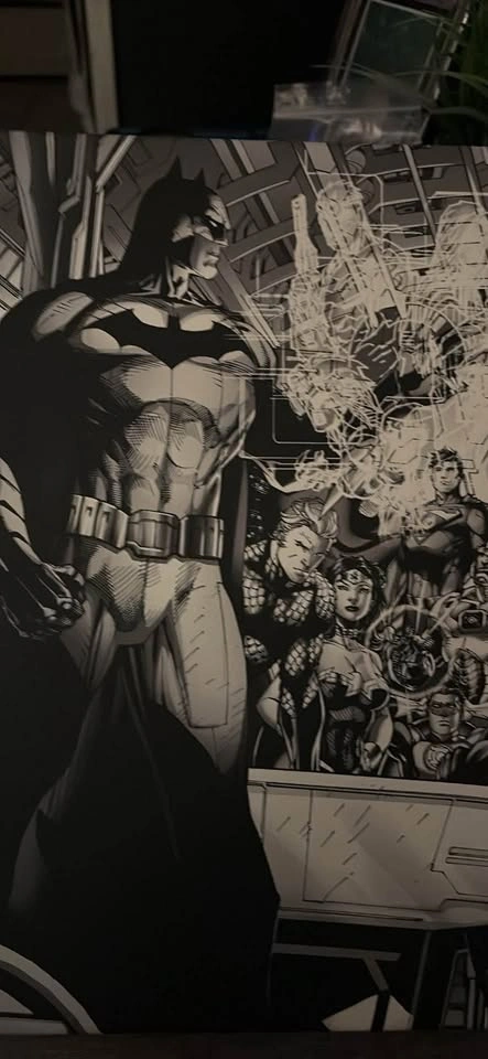 Paladone Batman Luminart light up canvas DC Comics Jim Lee - photo 3