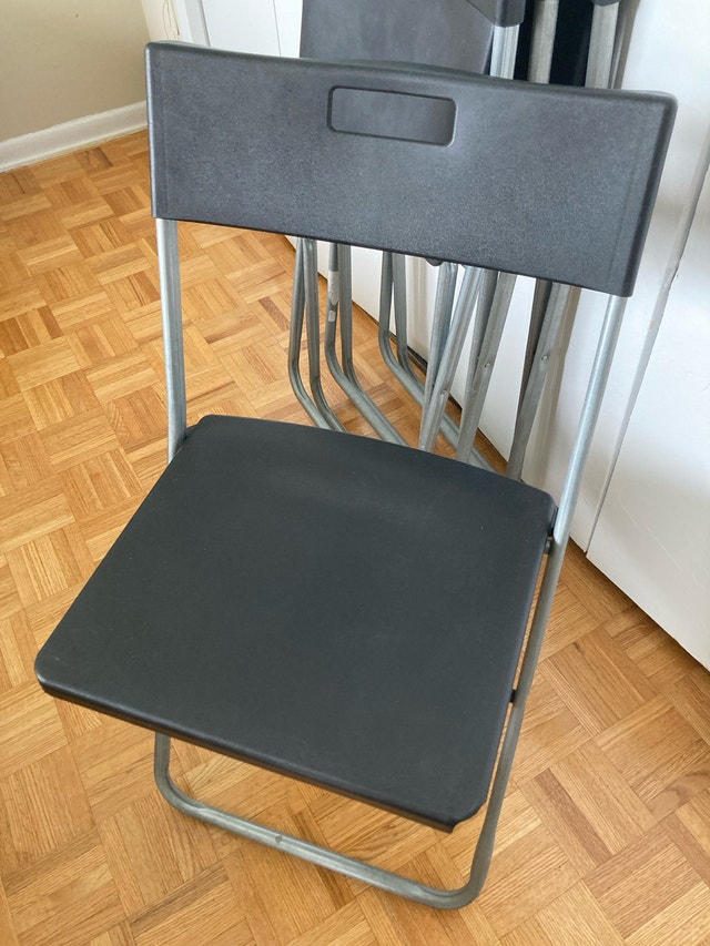 Set of 4 IKEA GUNDE Folding Chairs - photo 2