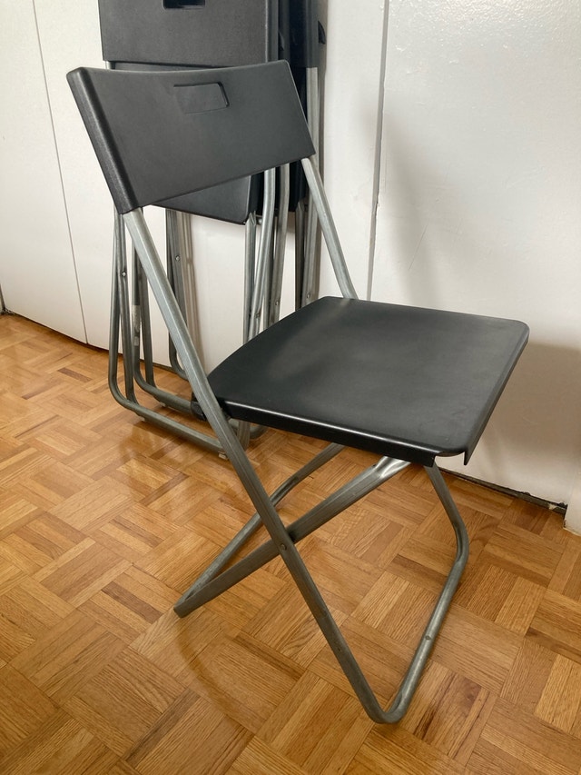 Set of 4 IKEA GUNDE Folding Chairs - photo 3