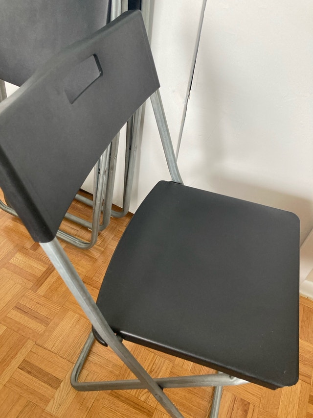 Set of 4 IKEA GUNDE Folding Chairs - photo 4