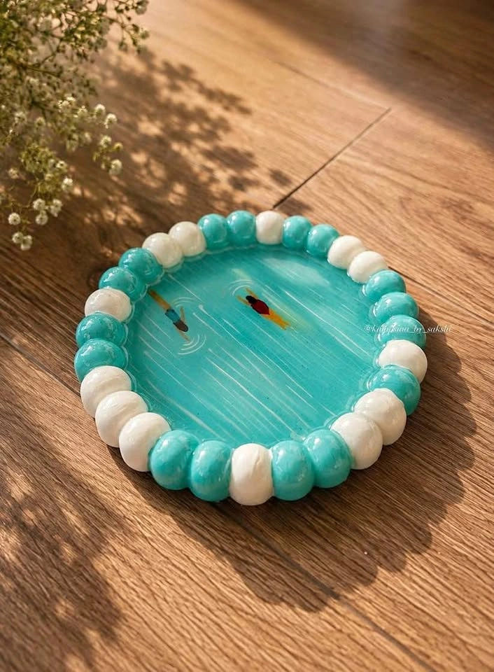 Handmade Swimming Pool Trinket Dish