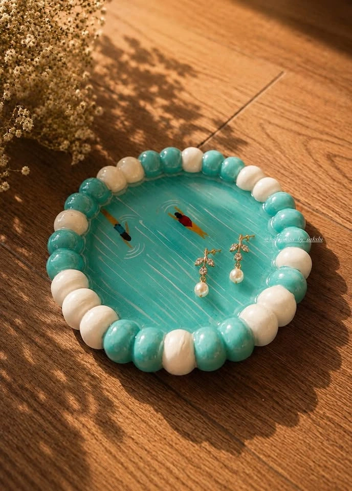 Handmade Swimming Pool Trinket Dish - photo 2