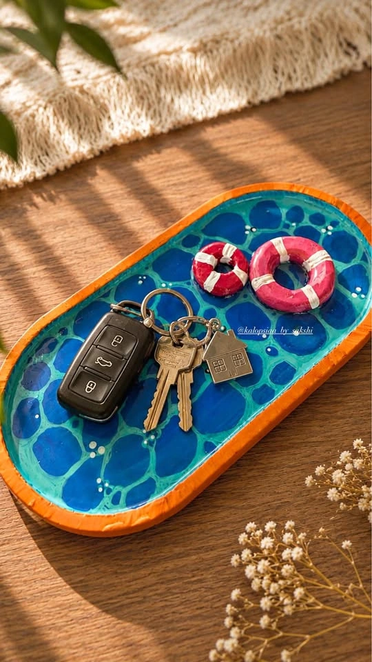 Handmade Swimming Pool Trinket Tray