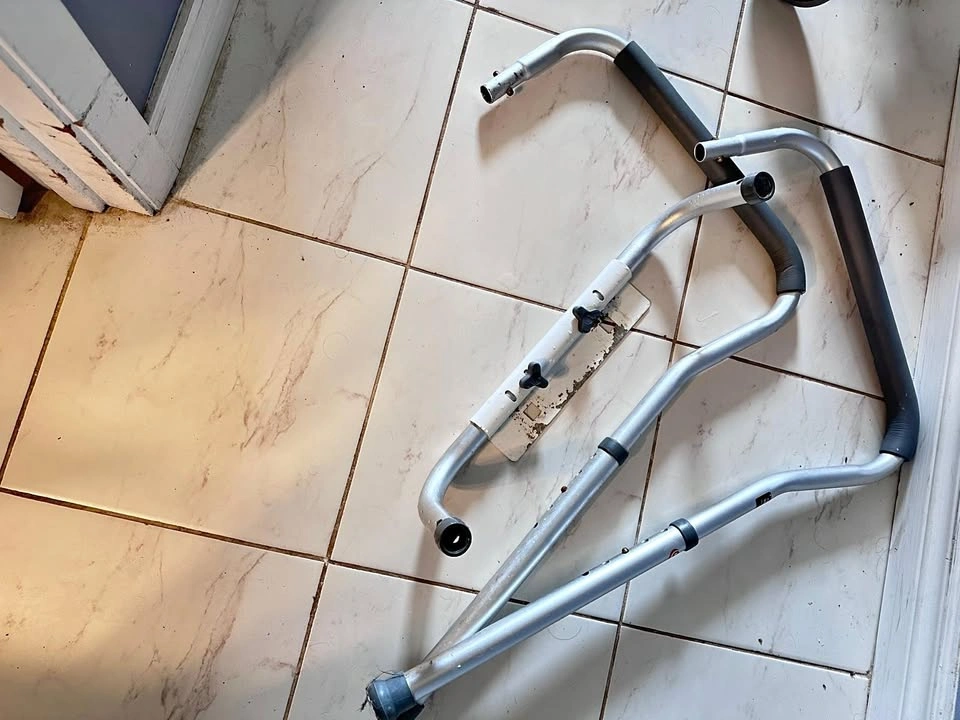 Toilet assist safety rails for elders