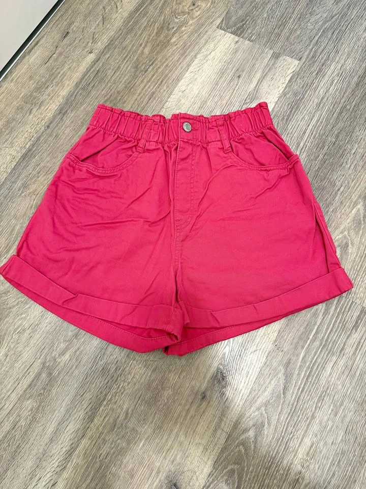 H&M Pink Cotton Shorts Size S
