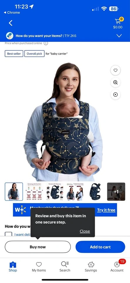 Mom Cozy Carrier