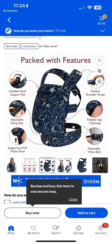 Mom Cozy Carrier - photo 2