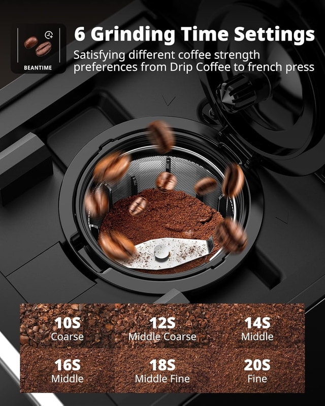 NEW Coffee Maker w/built-in Grinder Single Serve - photo 5
