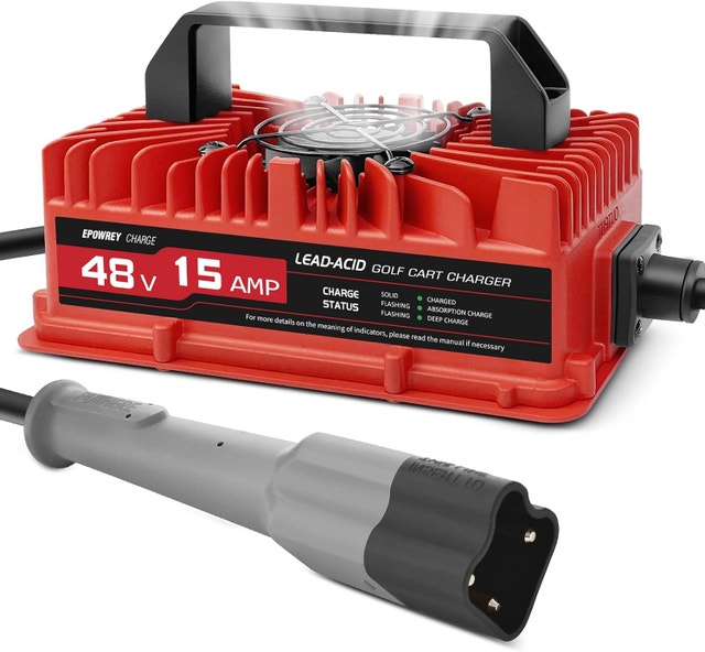 NEW Golf Cart Battery Charger 15A for 48V Yamaha G29 & Drive 2
