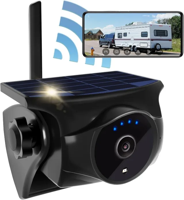 NEW Solar Magnetic Waterproof Rear/Front Night Vision Camera