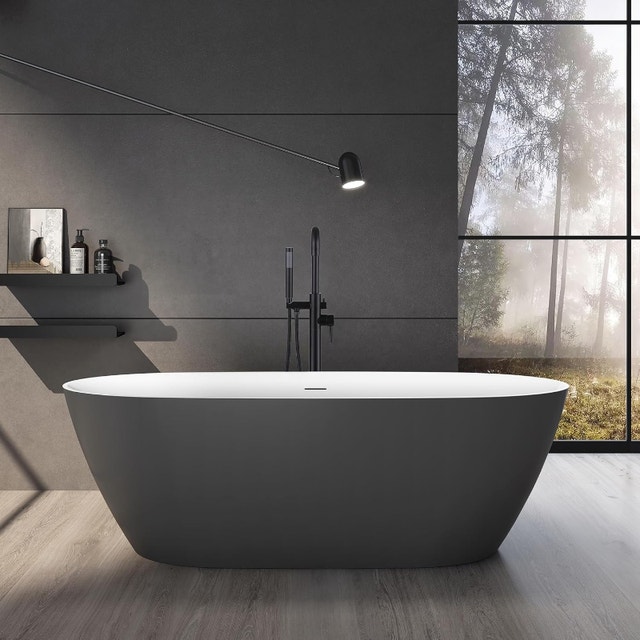 NEW Floor Mounted Freestanding Bathtub Faucet w/ Handheld Shower - photo 2