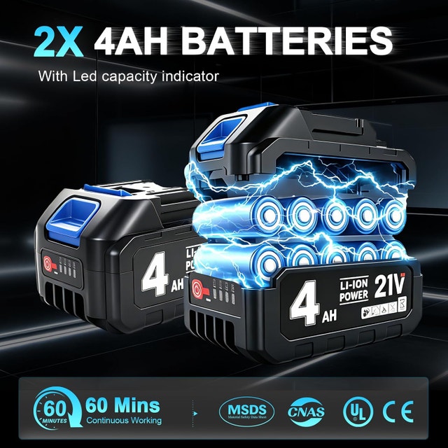 NEW 1100PSI Pressure Power Washer Cordless Brushless 2 batteries - photo 5