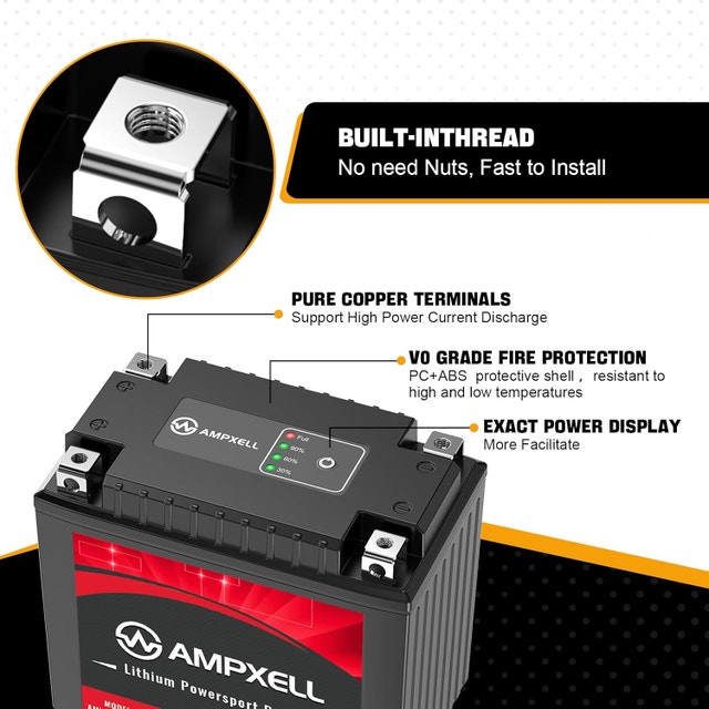 NEW Lithium Battery Powersport Motorcycle ATV UTV Scooter - photo 5
