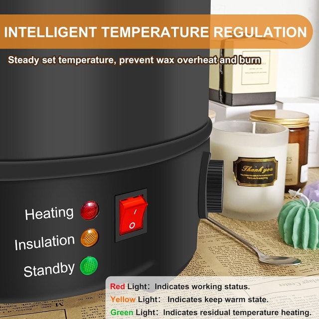 NEW Soap/Candle Melter 10Qt/20Lb Temp Control Heating Core - photo 2