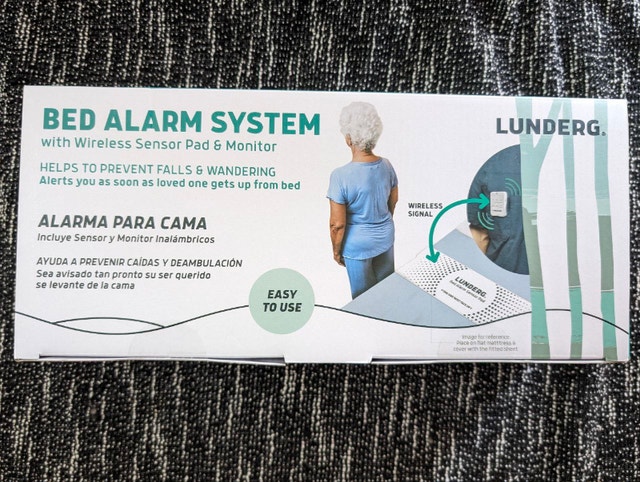 NEW Fall Prevention Bed Alarm System for Seniors 10x30" Wireless