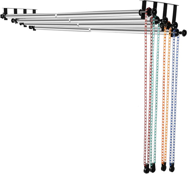 Photography Backdrop 4 Roller System 118” Steel