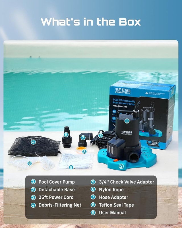 NEW Automatic Submersible Sump Pump: Pool, Hot Tub, Basement - photo 3
