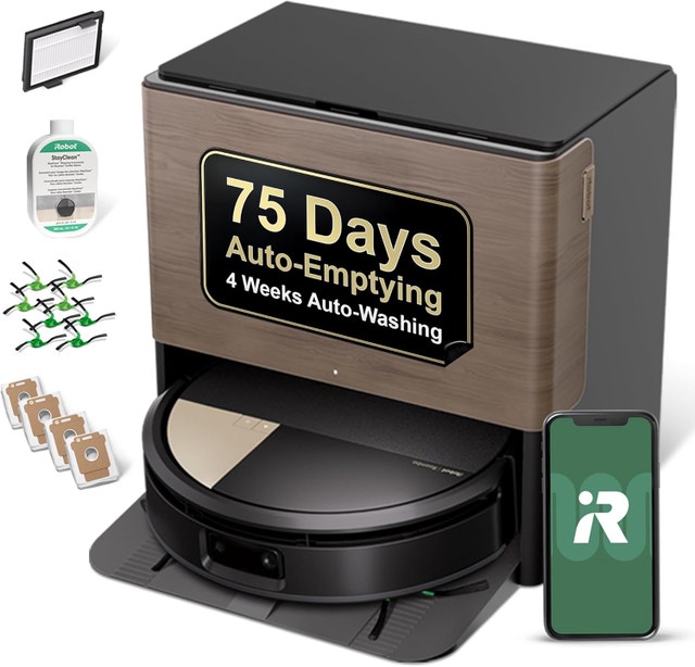 NEW iRobot Roomba Max 707 Vacuum+Mop+AutoWash Dock