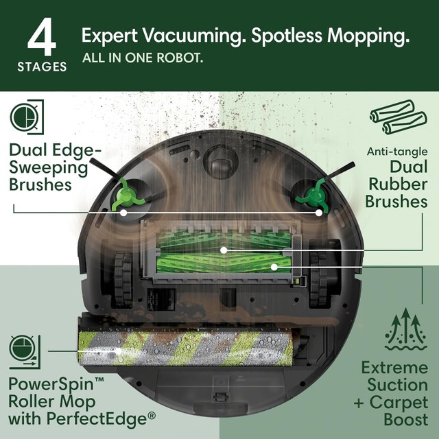 NEW iRobot Roomba Max 707 Vacuum+Mop+AutoWash Dock - photo 3