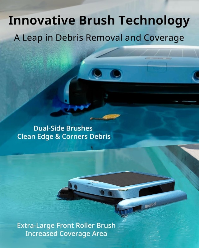 NEW Solar Pool Skimmer Surface Cleaning Robot - photo 3
