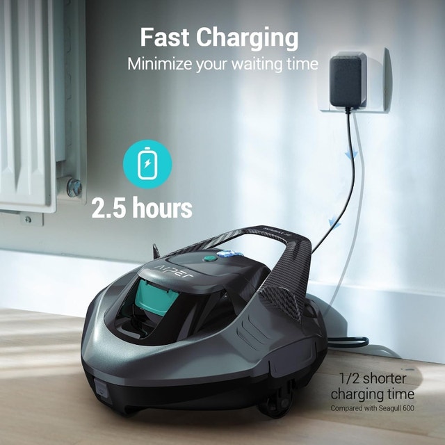 NEW AIPER Cordless Robotic Pool Vacuum Cleaner, Self-Parking - photo 2