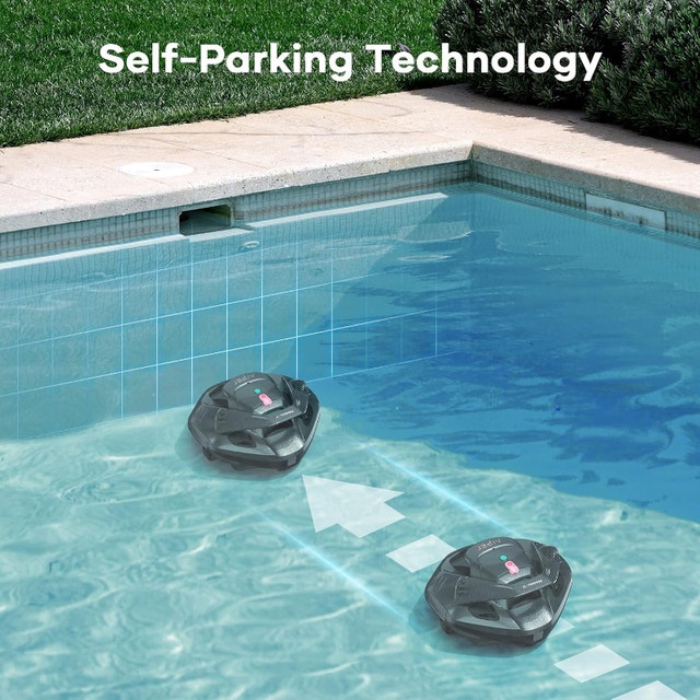 NEW AIPER Cordless Robotic Pool Vacuum Cleaner, Self-Parking - photo 4