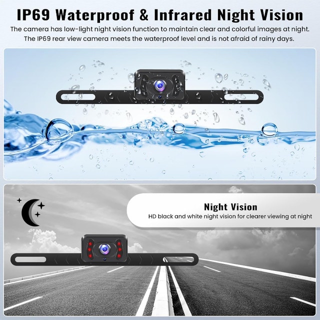 NEW Wireless Backup Camera IP69 Night Vision Anti-Interference - photo 4