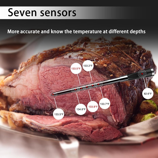 NEW Unlimited Range Remote WiFi Meat Thermometer 7 Sensors - photo 4