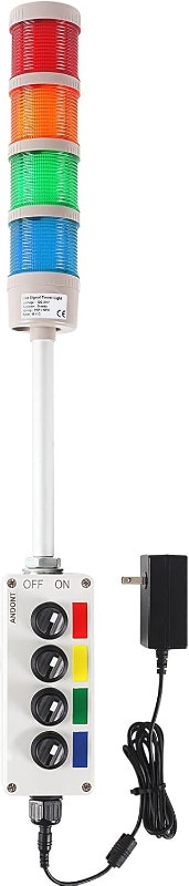 NEW Super Bright Stack LED Andon 6 ft Industrial Tower Lights - photo 2