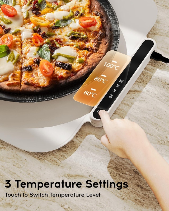 NEW Electric Food Warming Tray Portable Foldable 3 Temp settings - photo 2